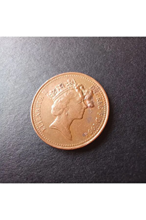 1994 Yılı Ingiltere One Penny Ççt (HATALI/NADİR) Eski Yabancı Madeni Para