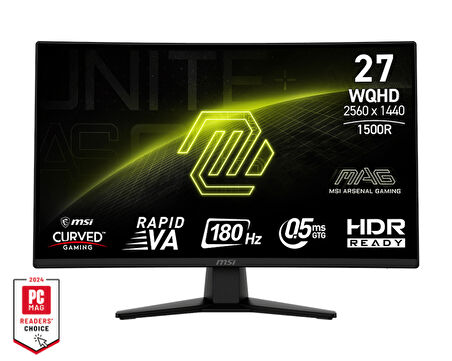 MSI 27 MAG 274CQF 2560x1440 (WQHD) Curved Gaming Monitör