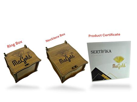 14 Ayar Altın F Harfli Üst Kalite Trend Harf Yüzük