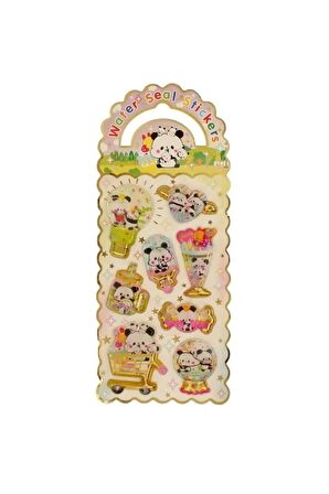 Sulu kabartma model-7 3D trend şekiller çocuk genç telefon tablet defter etiket çıkartma sticker