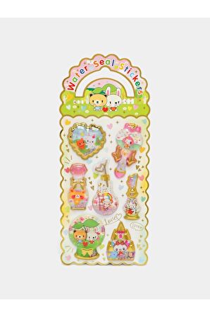 Sulu kabartma model-5 3D trend şekiller çocuk genç telefon tablet defter etiket çıkartma sticker