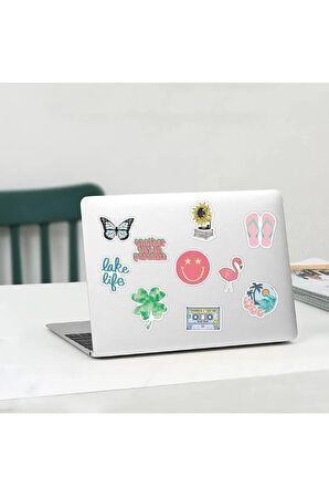 20x25cm Büyük Boy graffiti vintage trend model-2 çocuk genç çıkartma telefon tablet etiket sticker
