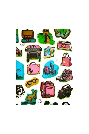 Şeffaf damla  kristal model-3 POP ART dekoratif telefon defter laptop etiket çıkartma sticker