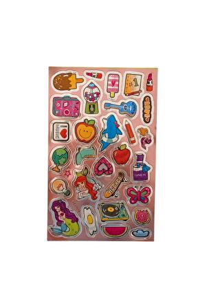 20x13cm Orta Boy graffiti vintage trend model-4 çocuk genç çıkartma telefon tablet etiket sticker