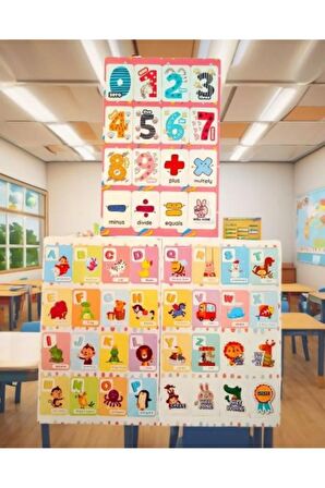 3 sayfa Rakamlar sayılar-2 ingilizce öğrenme english çocuk okul defter kitap sticker çıkartma etiket