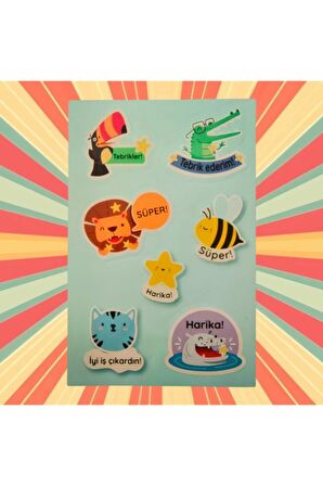Ödül model-3 reward okul öğrenci çocuk kız erkek çıkartma defter kitap etiket