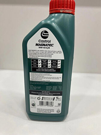 Castrol Magnatec 10W-40 A/B 1Litre (2024 üretim)