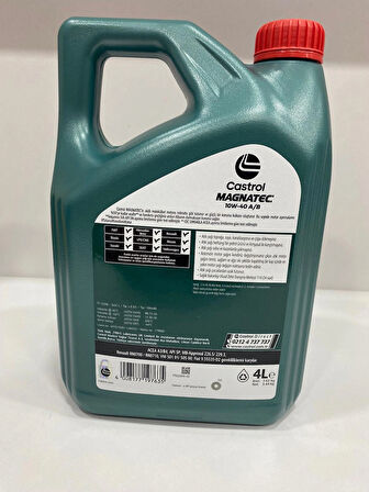 Castrol Magnatec 10W-40 A/B 4Litre (2024 üretim) 