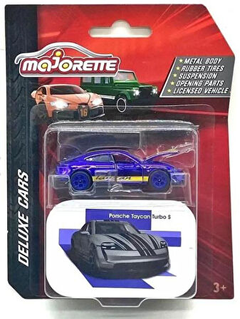 Majorette Deluxe Cars Porsche Taycan Turbo S