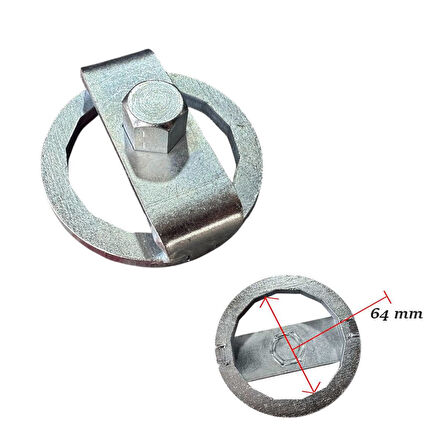 Motosiklet Yağ Filtresi Sökme Aparatı 64mm