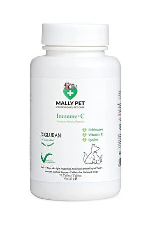 Kedi Ve Köpekler Için Bağışıklık Sistemini Güçlendiren Immune+c 75 Tablet