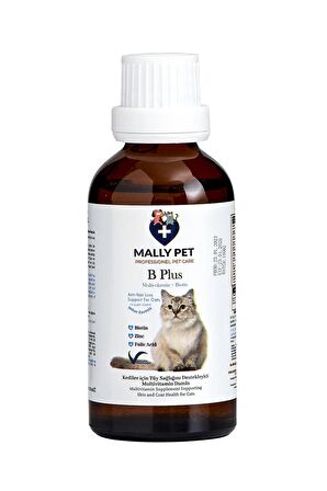 Kediler Için Tüy Dökülmesi Engelleyici Tüy Sağlığı Damlası Plus B For Cats 50g