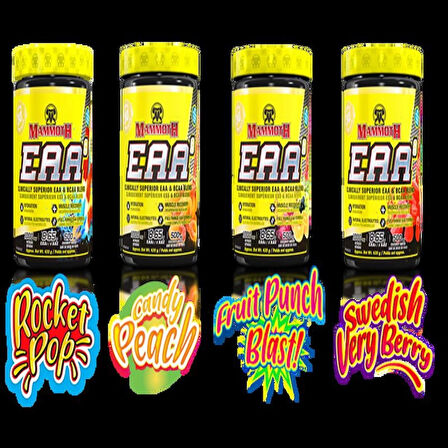 Mammoth EAA9 Performance EAA + BCAA Formula BCAA Blend High Leucine for Muscle Recovery Electrolytes