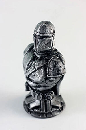 The Mandalorian Büst - Star Wars Mando Figürü 10 Cm