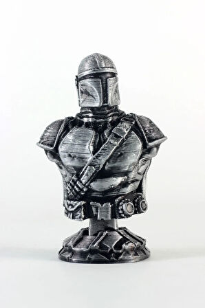 The Mandalorian Büst - Star Wars Mando Figürü 10 Cm