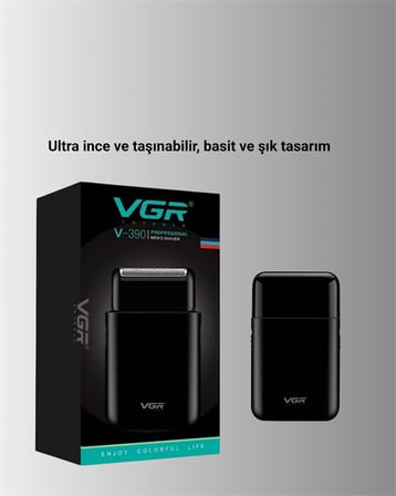5 W Güçlü USB Şarjlı Sakal Şekillendirici – İki Başlıklı, Su Geçirmez Tasarım
