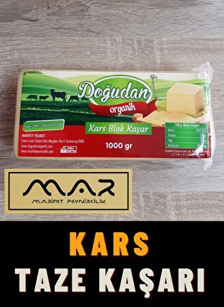 Kars Kaşarı Blok Kaşar Peyniri  1 kg 