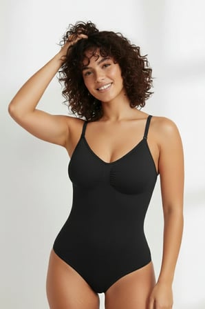 Mamey Çıtçıtlı (ZIBIN) Korse Extra Push Up Etkili Siyah Renk10