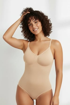 Mamey Çıtçıtlı (ZIBIN) Korse Extra Push Up Etkili Ten Renk10