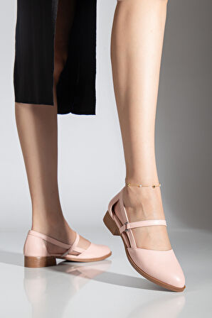 Mary Kısa Topuk Cilt Ayakkabı 