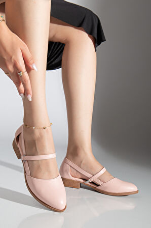 Mary Kısa Topuk Cilt Ayakkabı 