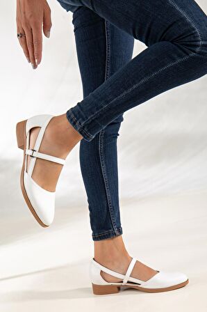 MARY KISA TOPUK  AYAKKABI Beyaz