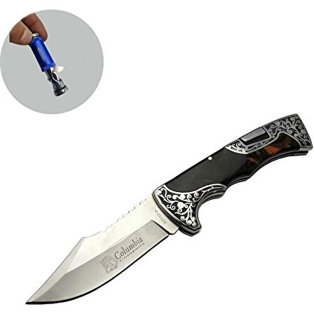 Columbia Columbia SERISI	A3157-B- 23 cm Kahve Bıçak Jobon Kibritli
