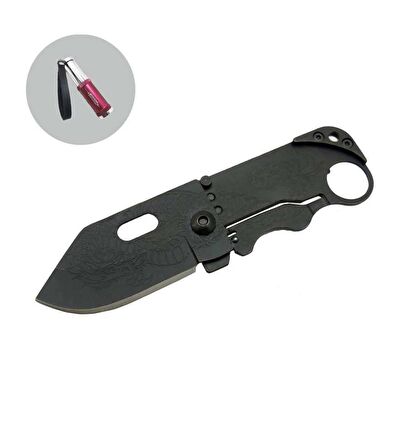 Columbia Serisi SR238B- 11.5 CM Yaprak Bıçak Siyah Lü