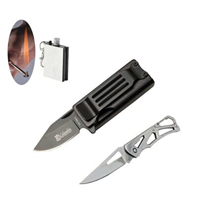 Columbia Serisi FXT-1000-A 11 CM Çakmak Çakı Seti 100