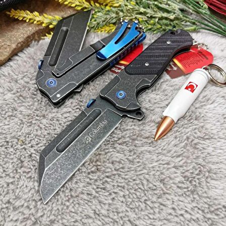 22 cm orjinal columbia kılıflı komple çelik bıöak yanında mermi anahtarlık ile birlikte