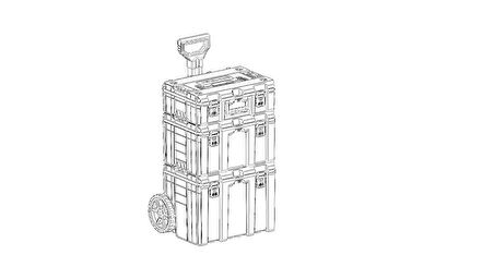 Tekreyonda S-M-L Master Case 3’lü Set ASR-6030