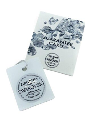 Sertifikalı Swarovski Taşlı Minik Kaplumbağa 925 Gümüş Kolye