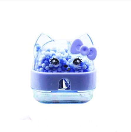 MK-4060 Renkli Köpük Boncuklu Cutie Kitty Pastel Kalemtıraş