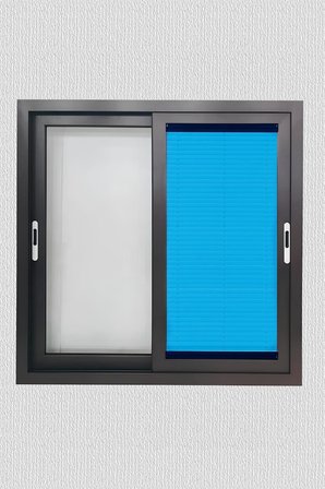 Toz Tutmaz Mavi Plise Perde Antibakteriyel - Cam Balkon & PVC Pencere Plise Perde Modelleri