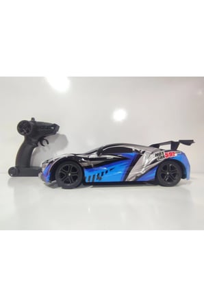 2.4 Ghz 1/12 32 CM 20 Km Hız Özel Kumandalı Şarjlı 1200 Mah Drift Yarış Arabası Mavi