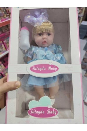 30 CM Yeni Doğmuş Bebek Yüksek Gerçekçi Bebek Tüm Vücüt Yumuşak Jelden Elbiseli Biberon Aksesuarlı