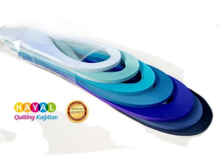 Mavilim Dünya Serisi Hayal Quilling Kağıtları 7 RENK