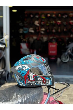 MTS FULLFACE KASK ECE2206 SERTİFİKALI GÜNEŞ VİZÖRLÜ
