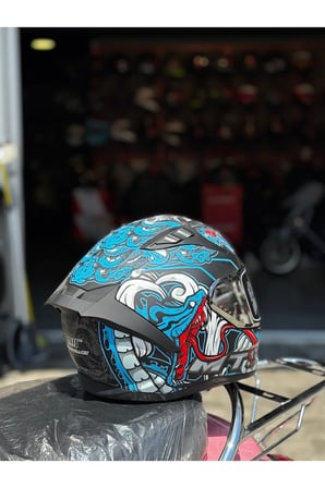 MTS FULLFACE KASK ECE2206 SERTİFİKALI GÜNEŞ VİZÖRLÜ