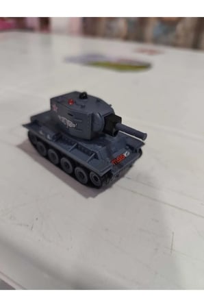 1:64 Ölçek 2.4 Ghz 9 Kanal Kızıl Ötesi Savaş Özellikli Uzaktan Kumandalı Typ-C Şarjlı Mini Tank
