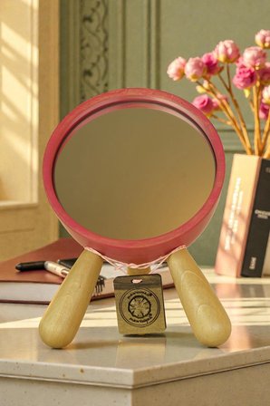 Dekoratif Makyaj Aynası Pembe renk