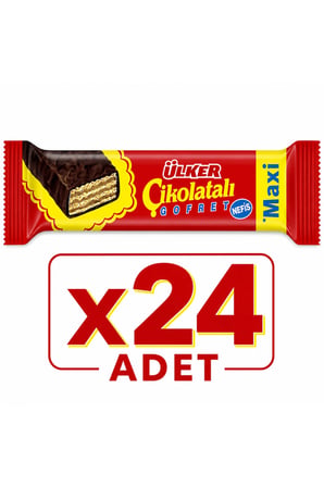 Ülker Maxi Çikolatalı Gofret (47 g) x24 adet