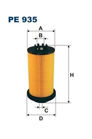 0986tf0187 0000687090 00687090 42079112 Yakıt Fıltresı Elemanı Mercedes Be