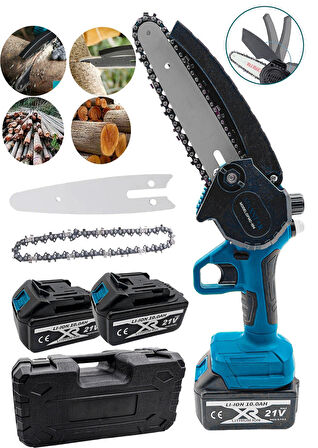 Moonshop Maxstar Çift Akülü 21v 3ah Dal Budama Makinesi Garantili Ürün