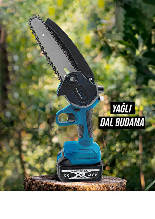 Moonshop Maxstar Çift Akülü 21v 3ah Dal Budama Makinesi Garantili Ürün