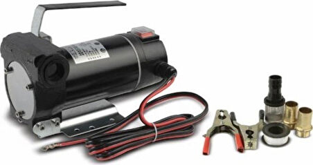 12v Kendinden Emişli Elektrikli Taşınabilir Yakıt Sıvı Yağ Aktarma Mazot Pompası Paslanmaz Gövdeli