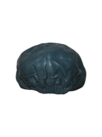 Kasket Şapka Hakiki Deri Erkek Yeşil Rengi HakikiDeriYeşilKasket11