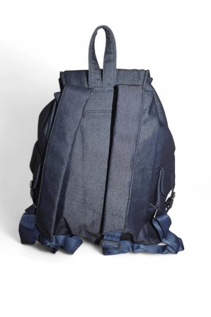 Denim Kumaş Kadın Sırt Çantası 3 Cep Model Lacivert 3CepXlDnmLcvrt1