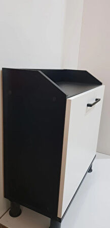 kirli çamaşır sepetli banyo dolabı 