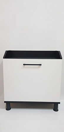 kirli çamaşır sepetli banyo dolabı 